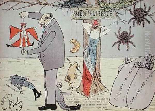 The Tree of Liberty illustration from Ohe Les Dirigeants by the artist 1896 - view 1