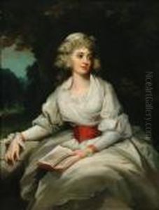 Portrait Of A Young Girl by John Hoppner