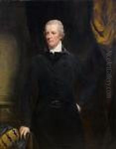 Portrait Of The Right Honourable William Pitt The Younger by John Hoppner