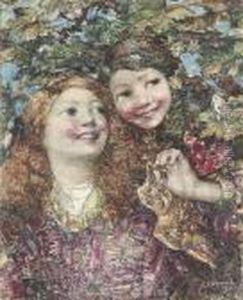The Butterfly by Edward Atkinson Hornel