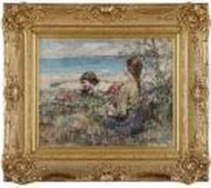 Brighouse Belles by Edward Atkinson Hornel