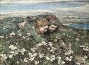 The Red Admiral by Edward Atkinson Hornel