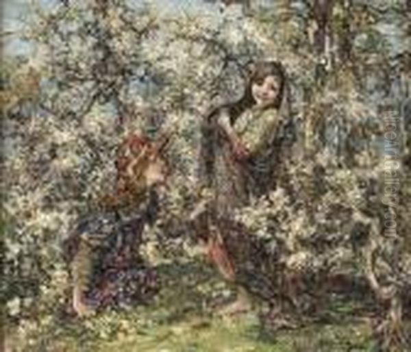 Maytime In The Orchard - view 1