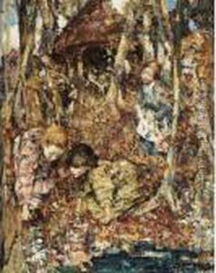 The First Snowdrops by Edward Atkinson Hornel
