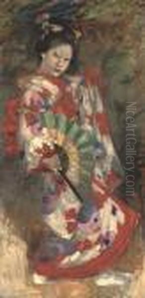 Dancing Geisha Girl - view 1