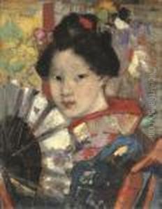 Geisha Girl by Edward Atkinson Hornel