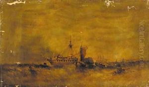 Men-o-war returning from battle by William McAlpine