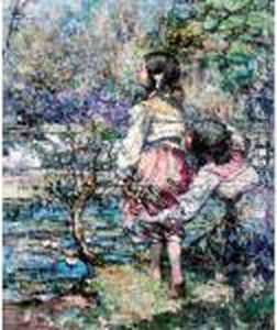 The Lily Pond by Edward Atkinson Hornel