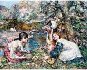 Spring In The Lake Wood
