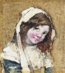 Study Of A Young Girl by Edward Atkinson Hornel