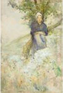 A Peaceful Spot by Edward Atkinson Hornel