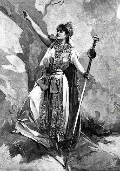 Marie Delna in her debut role as Didon in Les Troyens - view 1