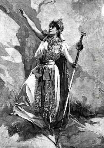 Marie Delna in her debut role as Didon in Les Troyens by Marold, Ludek or Ludwig
