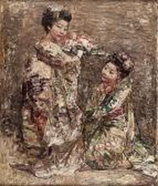 Two Geishas - view 1