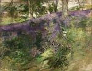 The Bluebell Wood by Edward Atkinson Hornel
