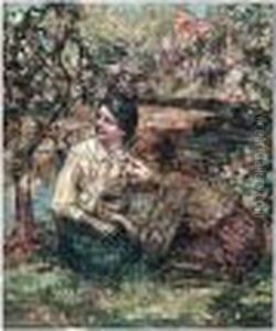 The Birds Nest by Edward Atkinson Hornel