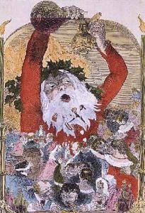 Merry Christmas by Kenny Meadows from the Illustrated London News by Meadows, Joseph Kenny