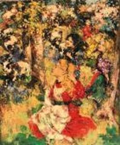 The Goat Herd by Edward Atkinson Hornel