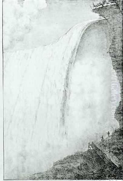 Niagara Falls from Recueil des cartes et des vues du voyage en Amerique en Italie en Sicile et en Egypt by de Montule 1821 - view 1
