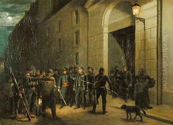 Arrest of the Generals Lecomte and Clement Thomas during the Paris Commune - view 1
