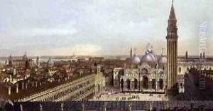 St Marks Square Venice by Majocchi, P.