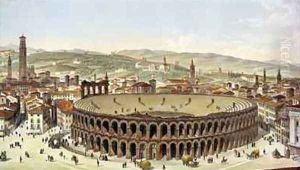 View of the Roman Amphitheatre Verona