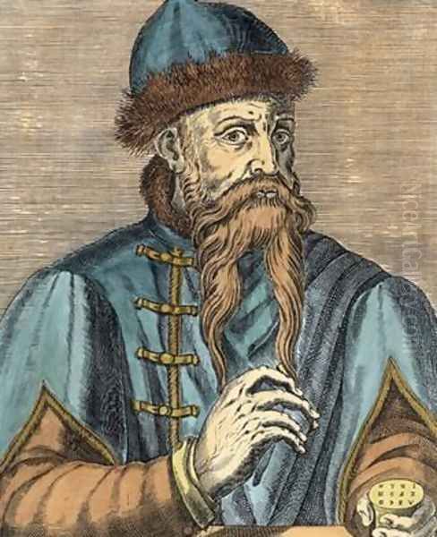 Portrait of Johannes Gutenberg 2 - view 1