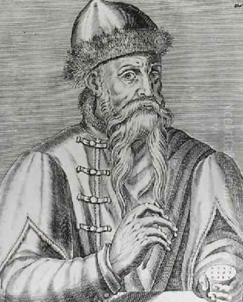 Portrait of Johannes Gutenberg 3 - view 1