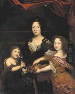 Portrait of a lady, said to be Countess Mancini 2 by Mignard, Pierre II