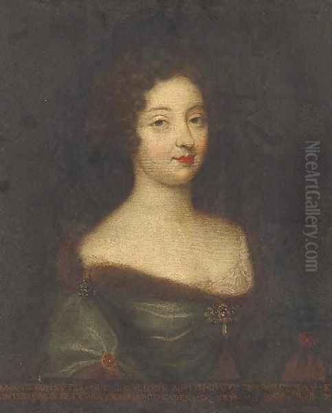 Portrait of Anna de Rohan, bust-length, in a jewelled dress - view 1