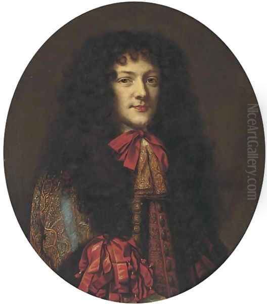 Portrait of the Duke of Monmouth (1649-1685), bust-length, in an embroidered coat and cravat - view 1