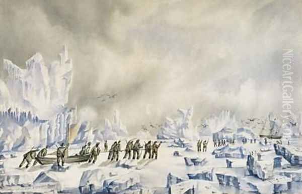 The farthest point north reached by the British Arctic Expedition led by Sir George Stronge Nares in 1875-76 - view 1