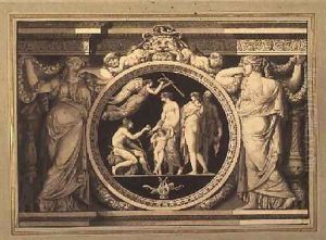 Design for a relief of The Judgement of Paris by Jean Guillaume Moitte