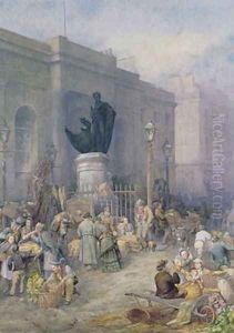 Market Morning Birmingham 1876