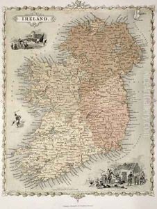 Map of Ireland by C. Montague
