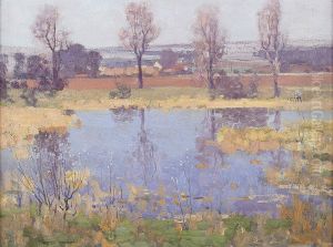 By The Lake, Autumn by George Houston