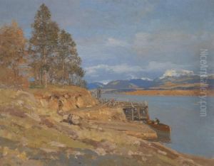 The Calm Of Autumn, Argyll; On The Banks Of The Loch