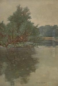 River Landscape by George Houston