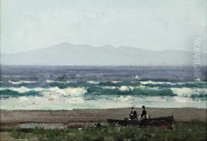 The Ayrshire Coast, Looking Towards Arran by George Houston