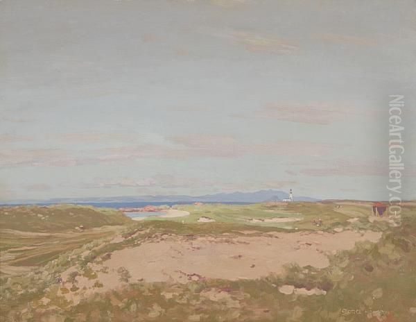 Arran And The Clyde From Turnberry Golf Course - view 1