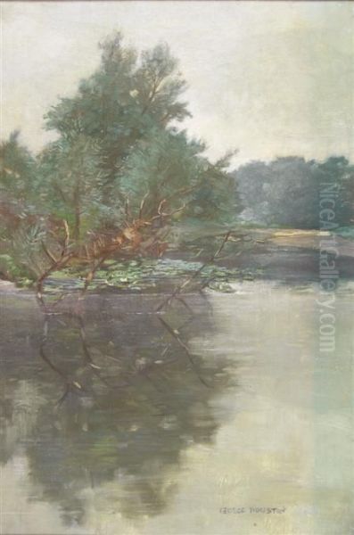 A River Landscape With Water-lilies - view 1