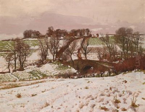 Paesaggio Primaverile Anticipato Sotto La Neve - view 1