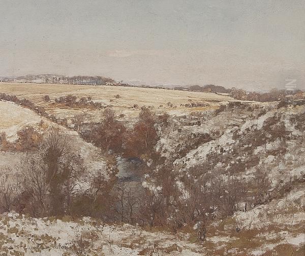 Spring Snow, Caaf Water, Ayrshire - view 1
