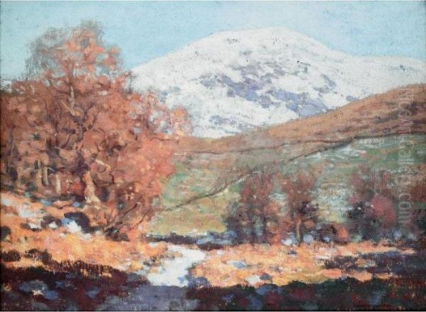 Winter Morning, Loch Goilhead; Sketch Portrait Of A Gentleman (verso) - view 1