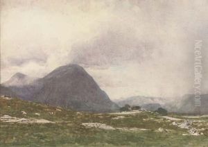 View Over The Scottish Highlands by George Houston