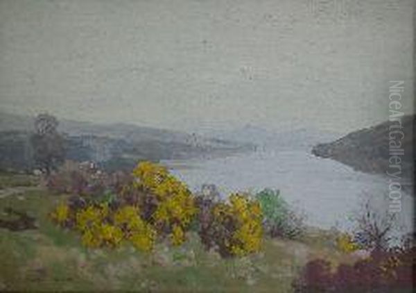 Gorse On The Lochside - view 1