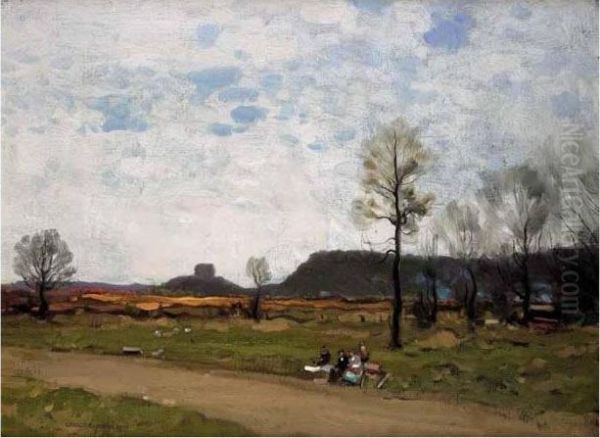 Resting On A Bench - view 1