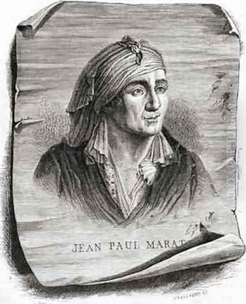 Portrait of Jean Paul Marat - view 1