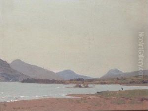 On The Shores Of The Loch by George Houston
