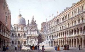 The Courtyard of Palazzo Ducale Venice by Marco Moro